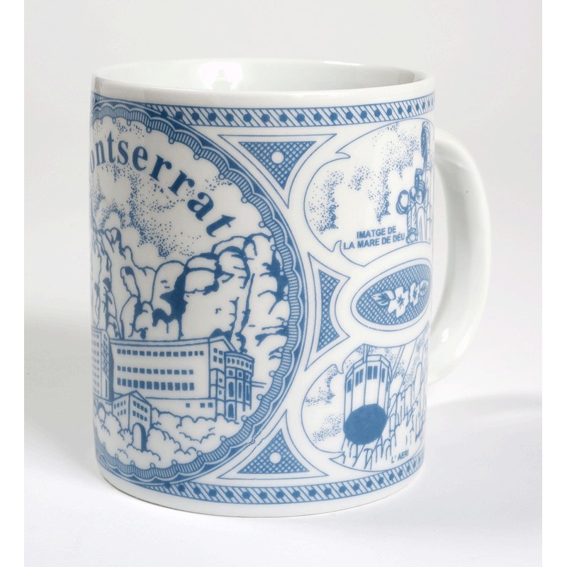 Montserrat Blue Ceramic Mug