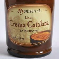 Liquor Crema Catalana of Montserrat