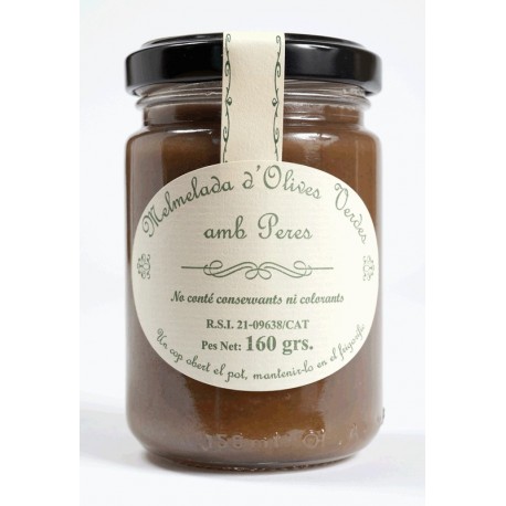 Green olives and Pear Jam